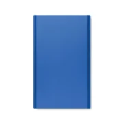 batterie portable en aluminium personnalisable bleu