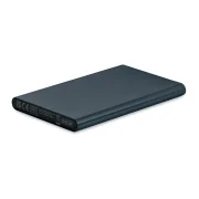batterie portable en aluminium personnalisable bleu nuit