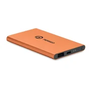batterie portable en aluminium personnalisable logotee
