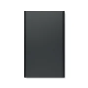 batterie portable en aluminium personnalisable noire