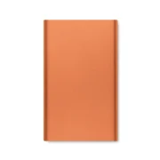 batterie portable en aluminium personnalisable orange pas cher