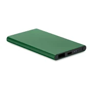 batterie portable en aluminium personnalisable vert kaki