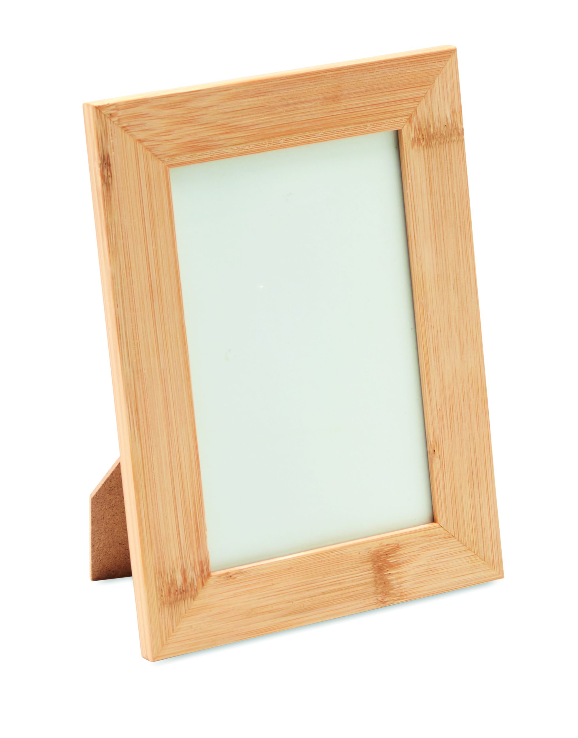Cadre photo personnalisable en bambou "GAZO" - Bois Cadre photo publicitaire personnalisable en bambou - Bois