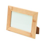 Cadre photo publicitaire personnalisable en bambou - Bois