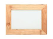 Cadre photo publicitaire personnalisable en bambou - Bois