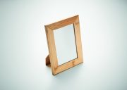 Cadre photo publicitaire personnalisable en bambou - Bois