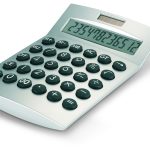 calculatrice personnalisable pour bureaux - Argent Mat