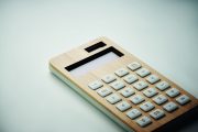 calculatrice publicitaire personnalisable en bambou - calculatrice publicitaire en bambou personnalisable - Bois