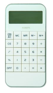 calculatrice personnalisable pour bureau - calculatrice personnalisable ZACK - Blanc