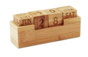 calendrier publicitaire en bambou personnalisable KARENDA - Bois