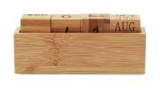 calendrier publicitaire en bambou personnalisable KARENDA - Bois