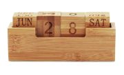 calendrier publicitaire en bambou personnalisable KARENDA - Bois