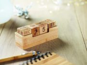 calendrier publicitaire en bambou personnalisable KARENDA - Bois