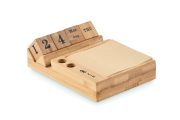 calendrier de bureau personnalisable en bambou - Bois