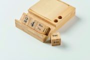 calendrier de bureau personnalisable en bambou - Bois