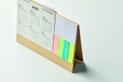 calendrier de bureau personnalisable pour entreprises - calendrier de bureau personnalisable en papier recyclé pour entreprises - Beige