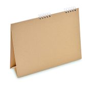 calendrier de bureau personnalisable pour entreprises - calendrier de bureau personnalisable en papier recyclé pour entreprises - Beige