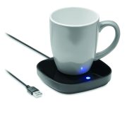 chauffe-tasse personnalisable pour entreprise "WARMUG" - Noir