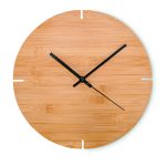 horloge murale personnalisable en bambou - Bois