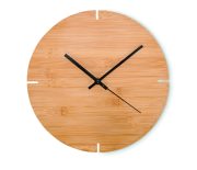 horloge murale personnalisable en bambou - Bois