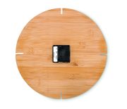 horloge murale personnalisable en bambou - Bois