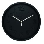 horloge murale personnalisable pour promotions - horloge murale personnalisable publicité "MURO" - Noir - visuel variation