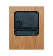 horloge de table personnalisable en bambou - Bois