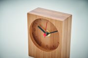 horloge de table personnalisable en bambou - Bois