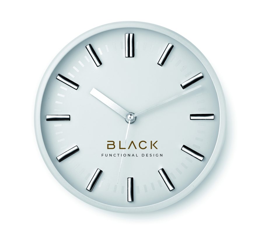 horloge murale personnalisable pour objet publicitaire - horloge_murale_personnalisable_cosy - Blanc