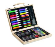 kit de peinture personnalisable pour enfants - kit de peinture personnalisable "GENIO" en bois - Bois