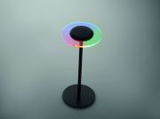 lampe publicitaire personnalisable - lampe rechargeable personnalisable RGB - Noir