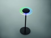 lampe publicitaire personnalisable - lampe rechargeable personnalisable RGB - Noir