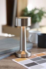 lampe de table personnalisable HIERLUZ - Argent Mat - visuel variation