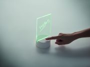 mémoboard lumineux personnalisable à LED - Blanc