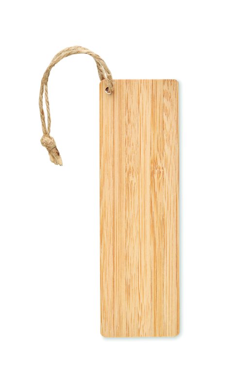 marque-page en bambou personnalisable Kumaku - Bois