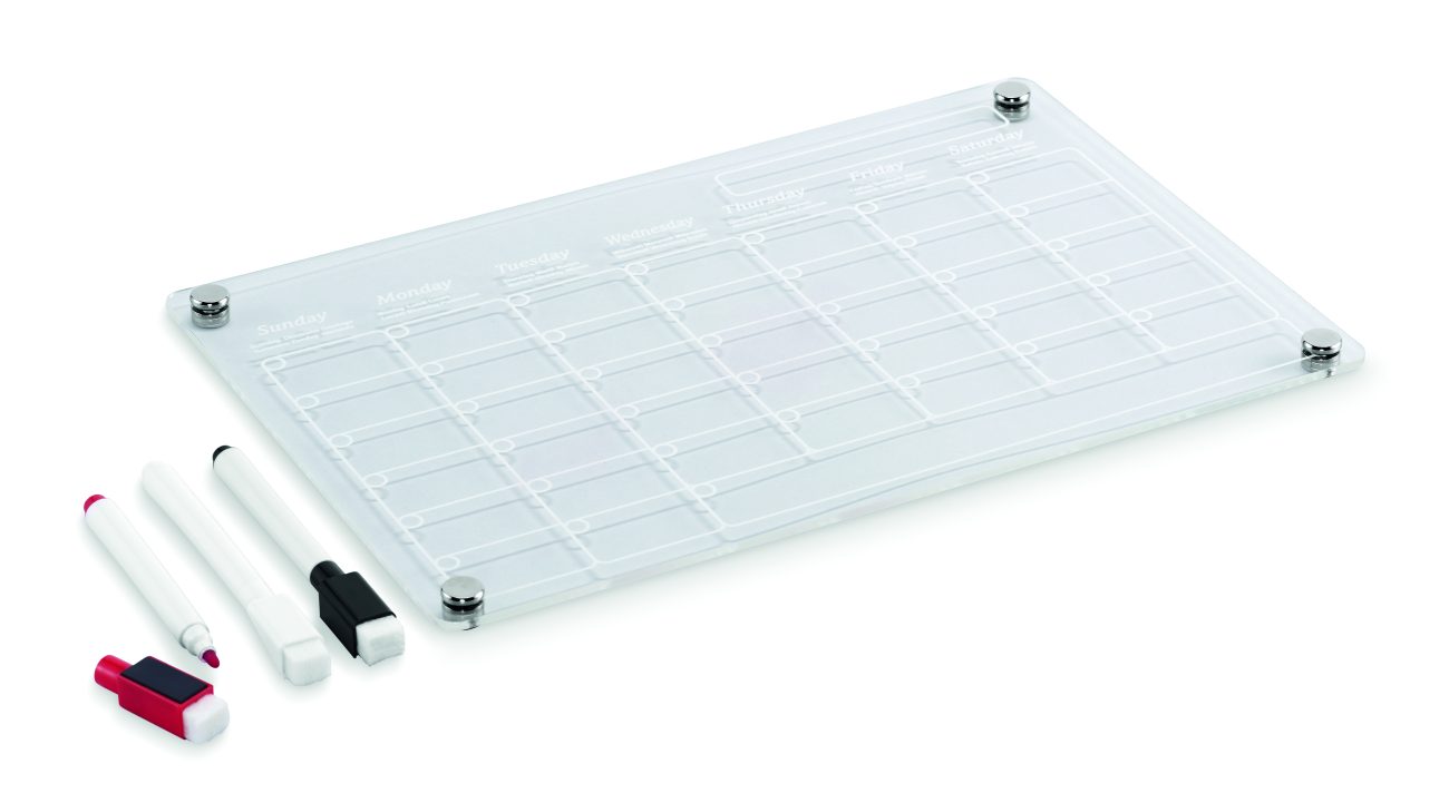 planning magnétique personnalisable A4 "PLANIT" - Transparent