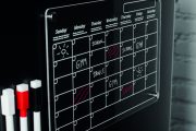 planning magnétique personnalisable A4 "PLANIT" - Transparent