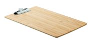 Porte-bloc personnalisable en bambou A4 'CLIPBO' - Bois