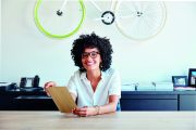 Porte-bloc personnalisable en bambou A4 'CLIPBO' - Bois