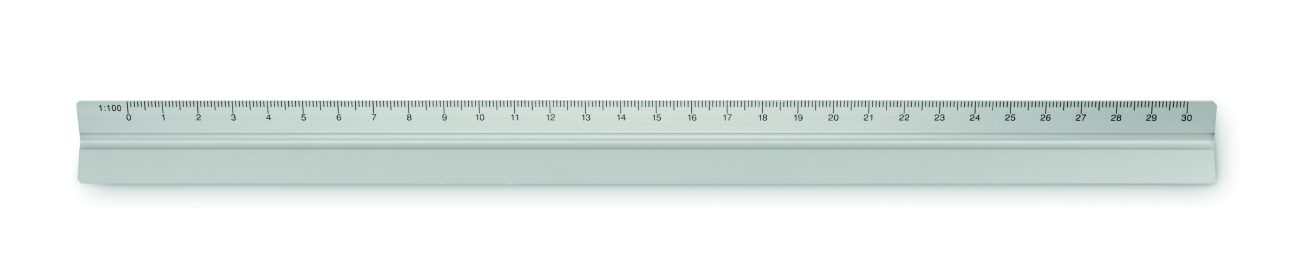 règle personnalisable pour architectes - règle personnalisable architecte aluminium TRIA - Argent Mat
