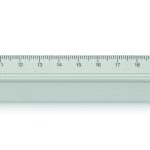 règle personnalisable pour architectes - règle personnalisable architecte aluminium TRIA - Argent Mat