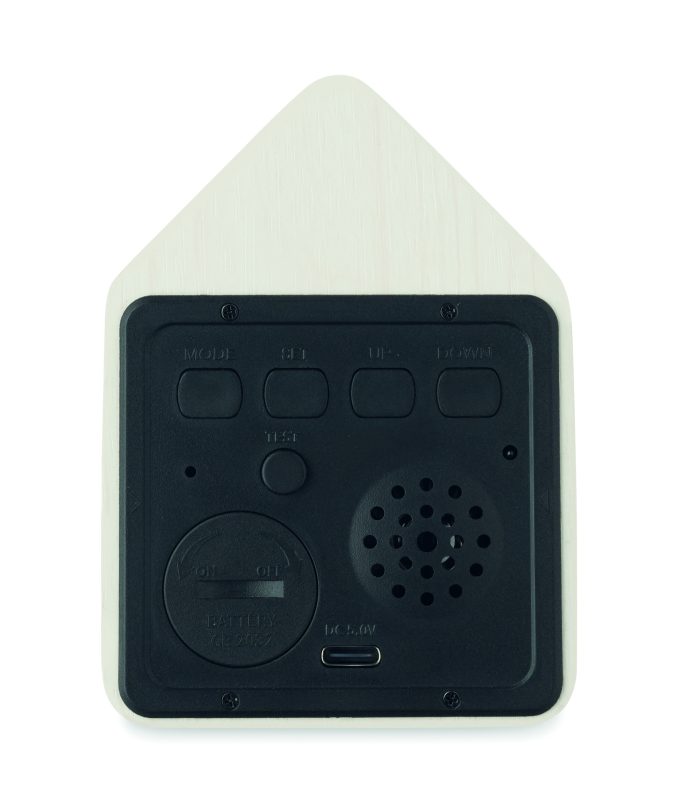 réveil coucou personnalisable MDF - Blanc