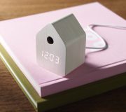 réveil coucou personnalisable MDF - Blanc