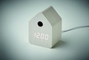 réveil coucou personnalisable MDF - Blanc