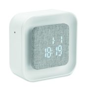 réveil personnalisé pour entreprise LED LUCE - Blanc