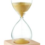 sablier publicitaire personnalisable en verre borosilicate DESERT - Beige
