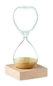 sablier publicitaire personnalisable en verre borosilicate DESERT - Beige