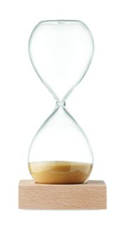 sablier publicitaire personnalisable en verre borosilicate DESERT - Beige