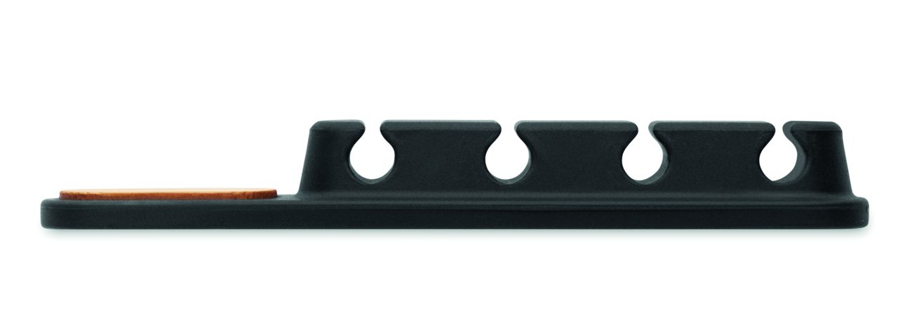 séparateur de câbles personnalisable en silicone - Noir - visuel variation