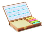 set de bureau personnalisable avec calendrier MEMOCALENDAR - Beige
